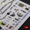KELIK K48086 P-40N interior 3D decals for Academy kit 1/48